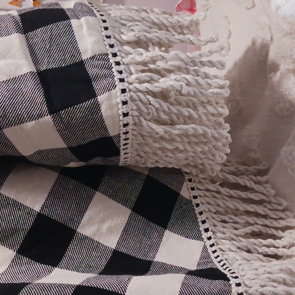 Gorgeous! Gardners Eden🌲Tree Skirt ⚜️ Buffalo Plaid Rope Fringe 🎄 Decor - Picture 4 of 15